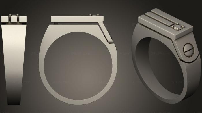 Jewelry rings (Ring 1, JVLRP_0481) 3D models for cnc